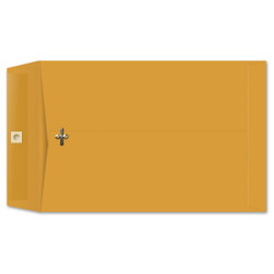 10 x 15 Clasp Envelopes 28lb Brown Kraft 100/BX