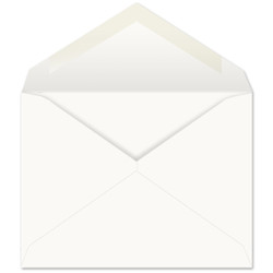 Ultra-White Baronial Envelope (No. 6) 6445