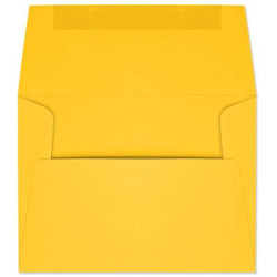 A-6 Yellow Starburst announcement envelope, 4-3/4 x 6-1/2 inches, 24 lb recycled brightly colored sulphite paper, box of 500