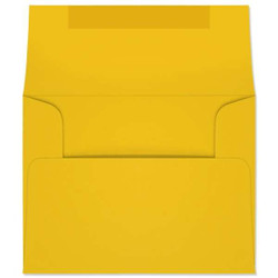 A-2 Yellow Starburst announcement envelope, 4-3/8 x 5-3/4 inches, 24 lb brightly colored sulphite paper, box of 500