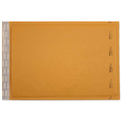 10-1/2 x 16 Bubble Mailers, Golden Kraft, Kwik-Tak, 100/BX (W7672)
