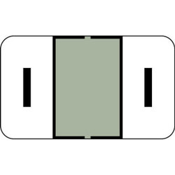 Control-O-Fax Compatible Label for Letter 'I' – Black Text on a Gray Background