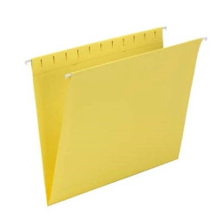 Smead 64441 letter-size yellow hanging folder, no tab.