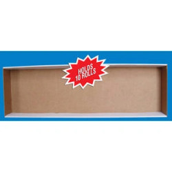 10-Roll Dispenser Container Only, 13-1/4"L x 4-3/8"W x 1-3/4"H, 1 Ea.