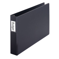 Cardinal Premier 11 x 17 inch 2 inch black tabloid binder with spine label holder