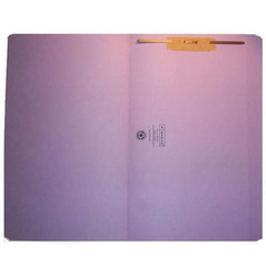 Smead Reinforced Tab File Folders - Straight-Cut Tab, Legal Size, Lavender, 1 Fastener, 17410-F1