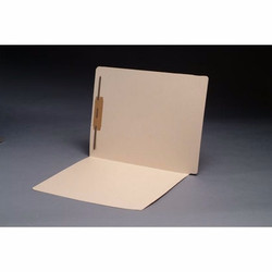 S-09138 14 pt manila super end-tab file folder with bonded fastener inside back