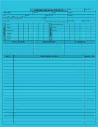 Veterinary Medical Record Forms