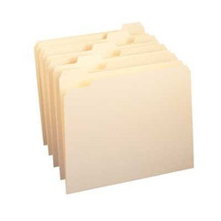 1/5 Cut Manila File Folders