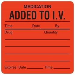 IV Medication Labels