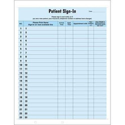 Patient Sign-In Forms