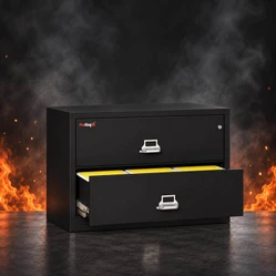 2 Drawer Lateral Fireproof File Cabinets