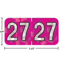 Holographic Year Labels