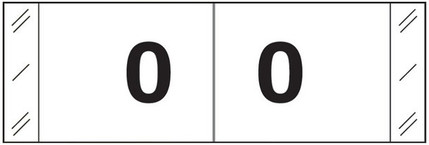 Tabbies 11830 Numeric Labels