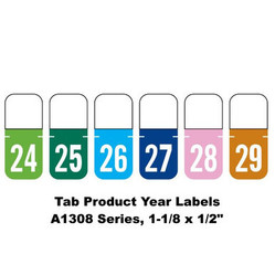 Tab 1308 Year Labels