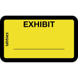 Legal Exhibit Labels
