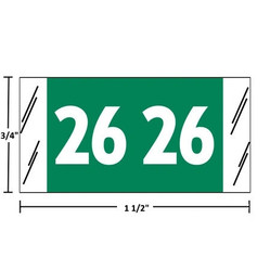 Col'R'Tab 81700 Year Labels