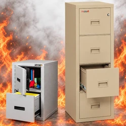 Vertical Fireproof File Cabinets