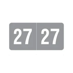 2027 Year Labels