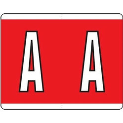 Kardex Alphabetic Labels