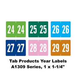 Tab 1309 Year Labels