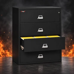 4 Drawer Lateral Fireproof File Cabinets