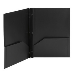 Plastic 2-Pocket Folders