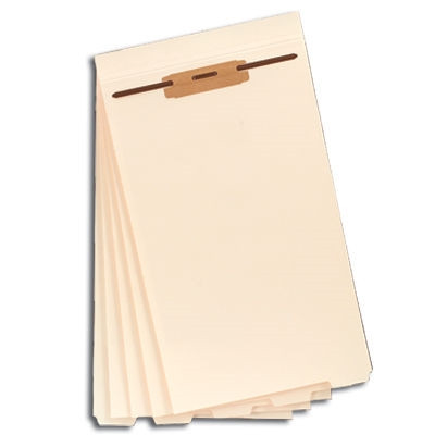 Smead Folder Divider with Fastener, Bottom 1/5-Cut Tab, Legal (35650)