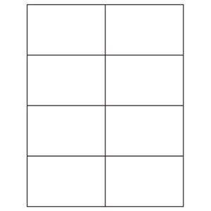 2-3/4 x 4-1/4 Blank White Labels | Part No. 40161
