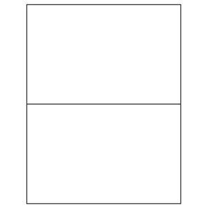 Half Sheet Labels 40164