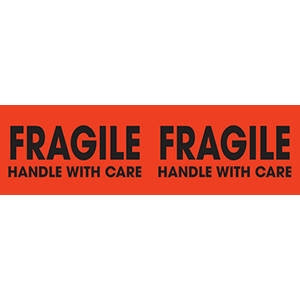 Fragile Handle with Care Label 43578 (250/Roll)