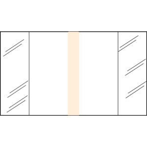 Write-On Index Tabs, 1" Erasable, White, 1 x 1/2, 240/Bx (58610)