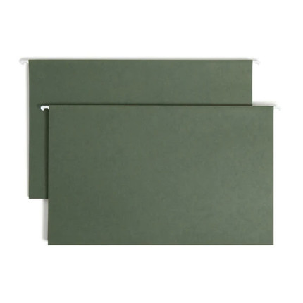 Smead Hanging File Folder, Legal Size, Standard Green, 25/Bx (64110)