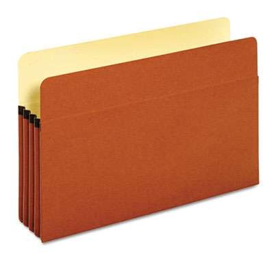 Globe-Weis 64224 File Pockets Legal Size 3-1/2 Expansion 25/Bx