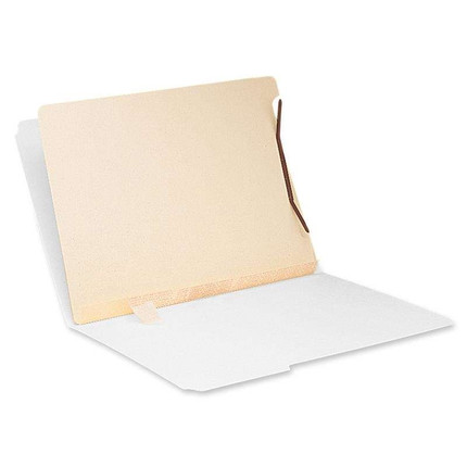 Smead Folder Divider, Dual Prong Fastener, Letter Size, Manila, 100/Box