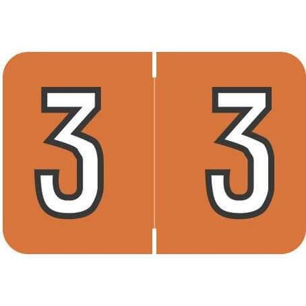 Barkley NBKM Label Number 3 (225/Pack)
