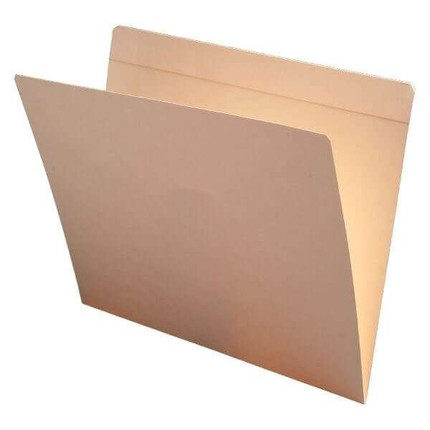 Manila Top Tab Folders 85R, Straight-Cut Reinforced Tab, Letter Size, 3/4" Exp, 2 Fasteners, 11pt Manila, 100/Box