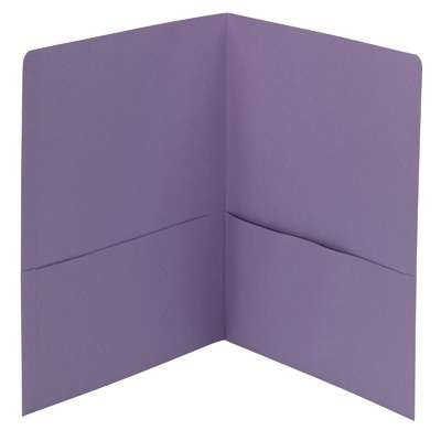 Smead Two-Pocket Heavyweight Folder, Letter Size, Lavender (87865)