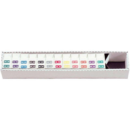 Tab Products Month Labels Set Jan-Dec A1279-50