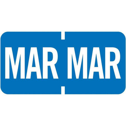 Tab Products Month Labels March Light Blue A1279-MAR