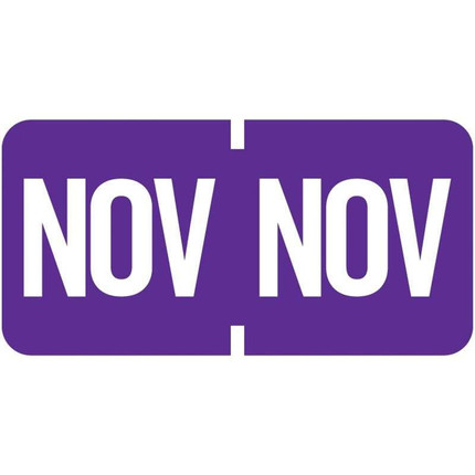 Tab Products Month Labels November Purple A1279-NOV