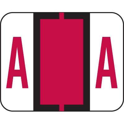 Tab Alphabetic Label Letter A Vinyl 500/Roll