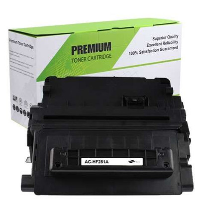 HP 81A (CF281A) Compatible Toner Cartridge - Black, Standard Yield (10,500 Pages)