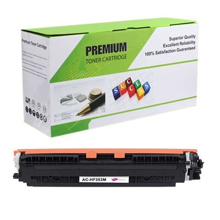 HP 130A (CF353A) Compatible Toner Cartridge - Magenta, Standard Yield (1,000 Pages)