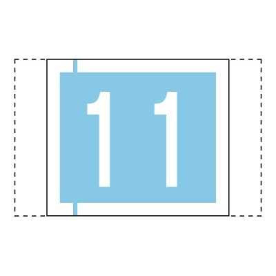 Col R Tab 11000 Label Number 1 500/Roll