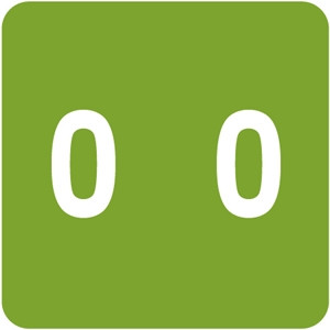 Acme ACNM Label Number 0 (500/Roll)