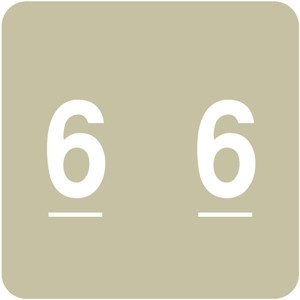 Acme ACNM Label Number 6 (500/Roll)