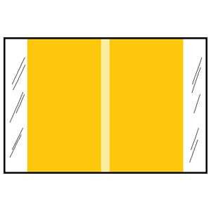 Col R Tab 11100 Series Designation Label, Yellow, 500/Roll
