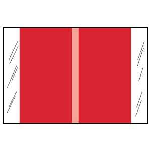 Col R Tab 11000 Series Designation Label, Red, 500/Roll