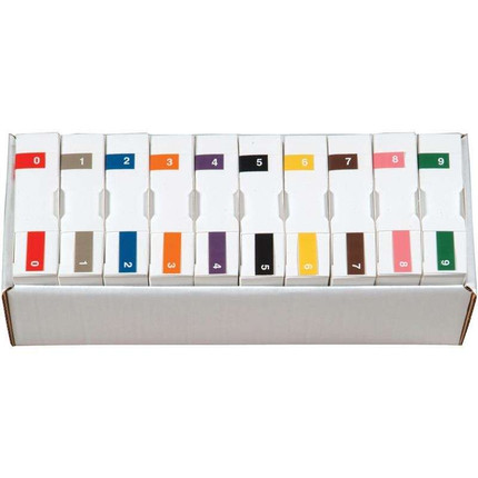 Ames L-A-00134RB Label Set 0-9 (1000/Roll)